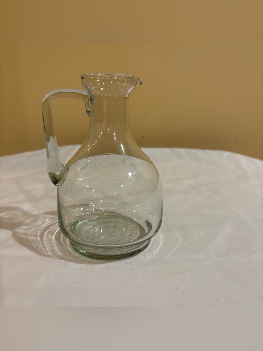 Clear Glass Water Pitcher - Home Dining